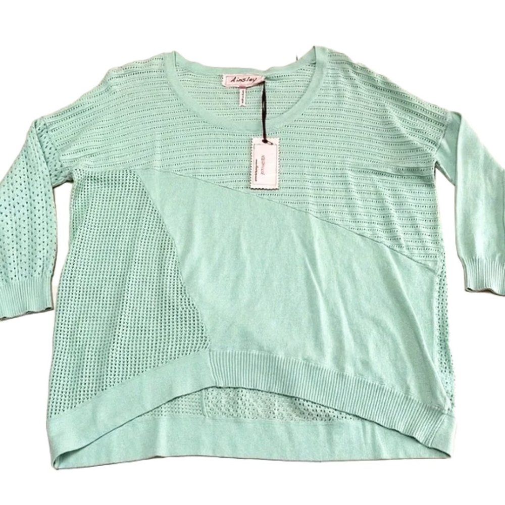 ⚡️NWT⚡️AINSLEY Green Pullover Sweater